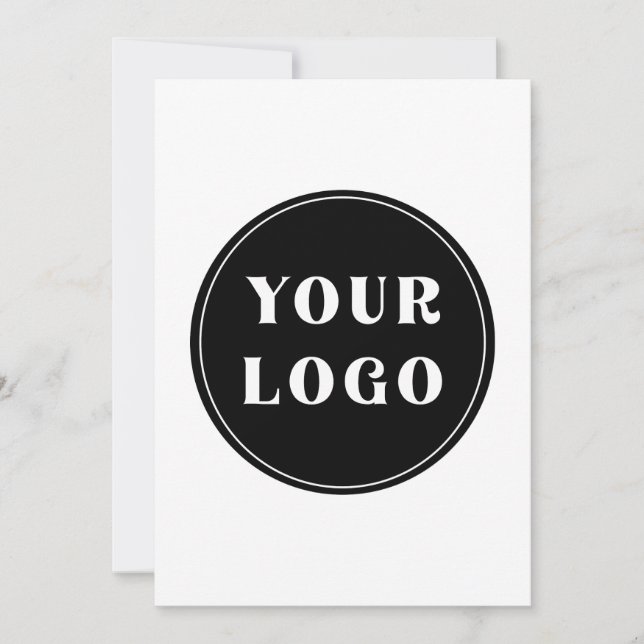 Chic, Minimalist, Stylish & Customisable Holiday Card (Front)