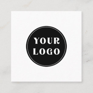 Chic, Minimalist, Stylish & Customisable Square Business Card
