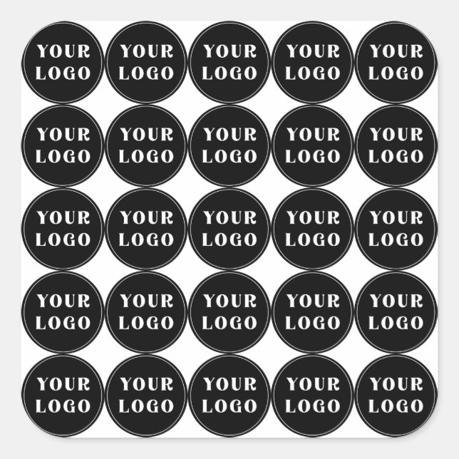 Chic, Minimalist, Stylish & Customisable Square Sticker (Front)