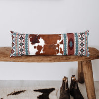 Chic Modern Boho Western Cowhide 