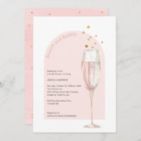 Chic Modern brunch and bubbly mimosa bridal shower