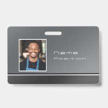Chic Modern Business Silver Black