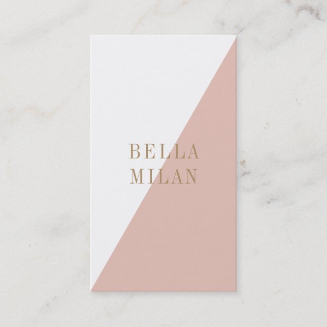 Chic Modern Busniess Card (Front)