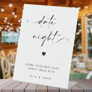 Chic Modern Date Jar Ideas Wedding Sign