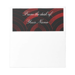 chic modern elegant chevrons notepad