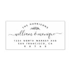 Chic Modern Handwritten Wedding Return Address