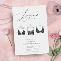 Chic Modern Lingerie Bachelorette Party