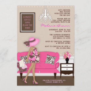 Chic Modern Mum Baby Shower Invite