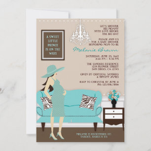 Chic Modern Mum Baby Shower Invite