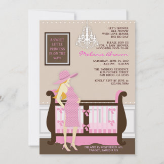 Chic Modern Mum Contemporary Baby Shower Invite