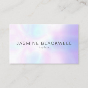 Chic Modern Pearl background Business Card