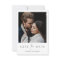 Chic Modern Photo Wedding Save the Date Template
