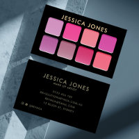 Chic Modern Pink Eyeshadow Pallete Makeup Artist