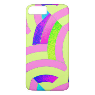 chic modern pink/lime chevrons Case-Mate iPhone case