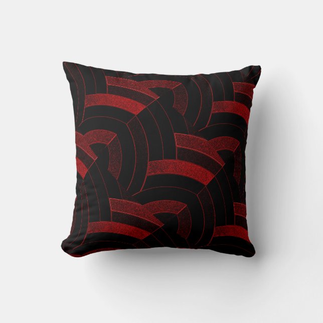 chic modern sophisticated chevrons cushion (Front)