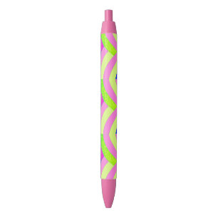 chic modern stylish chevrons black ink pen