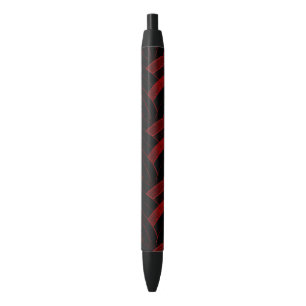 chic modern stylish chevrons black ink pen