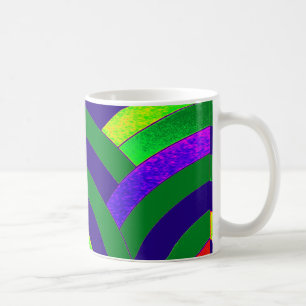 chic modern stylish chevrons coffee mug