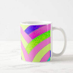chic modern stylish chevrons coffee mug