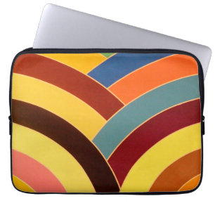 chic modern stylish chevrons laptop sleeve