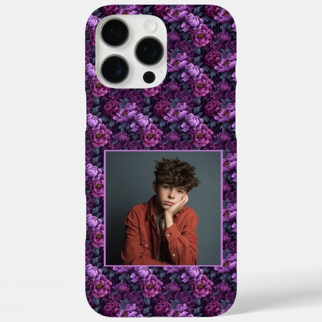 Chic Moms Mothers Day Gifts Peonies Custom  Case-Mate iPhone Case (Back)