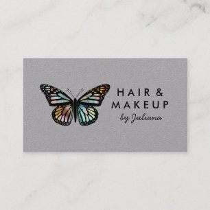 Chic Monarch Butterfly Elegant Watercolor Business Card