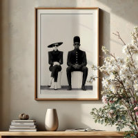 Chic Monochrome Photography Fashion Pair
