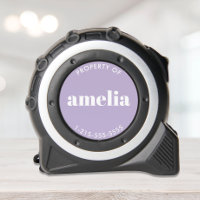 Chic Monogram Lavender Purple