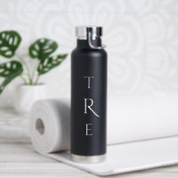 Chic Monogram on Black