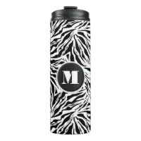 Chic Monogram Zebra Print