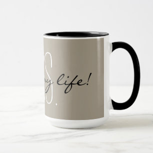 CHIC MUG_"MRS. LOVE OF MY LIFE" MUG