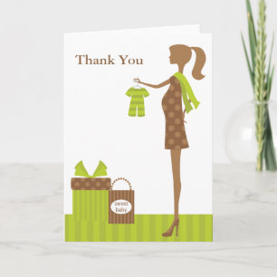 Chic Mum To Be Baby Shower Greeting Cards