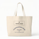 Chic Navy Logo Business Name Website Promotional