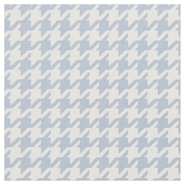 Chic neurtal grey and beige houndstooth pattern fabric (Close Up)