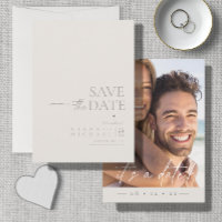 Chic Neutrals Wedding Photo Bone White Vert ID1020