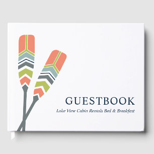 Chic Oars Lake Ocean Beach Cabin Vacation Rental Guest Book