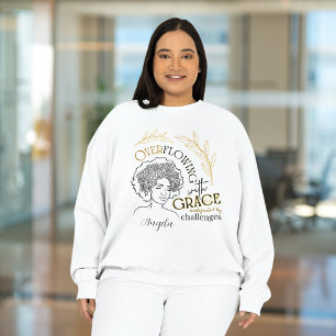 Chic Overflowing with Grace Blooming Floral Hair Sweatshirt