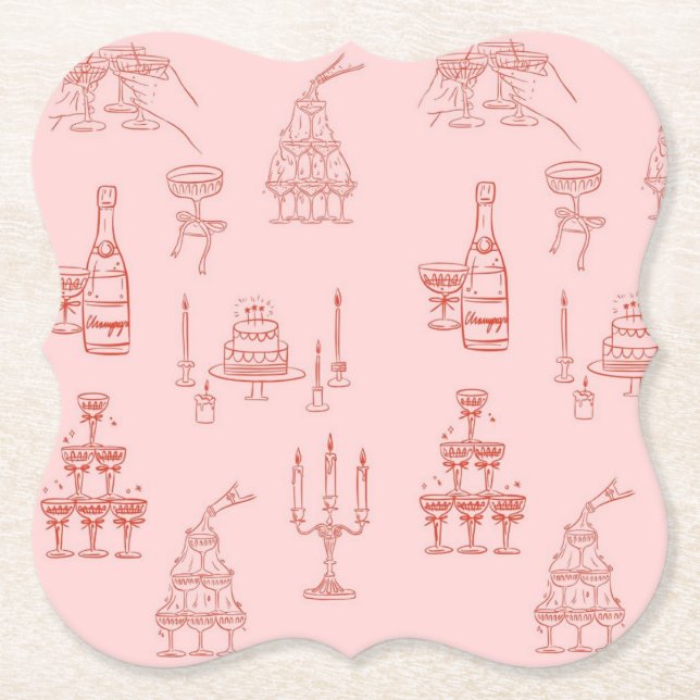 chic paper coaster (Front)