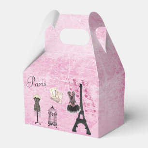 Chic Paris Fashion Eiffel Tower Favour Box