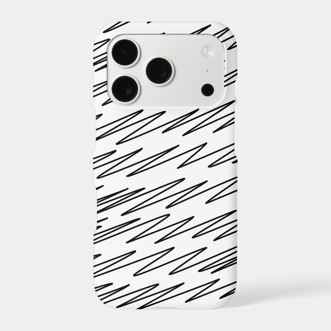 Chic Pattern Design in  Black and White  (Back)