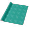 Chic personalised turquoise wedding wrappingpaper