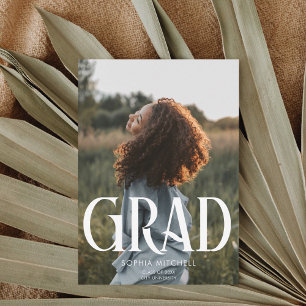 Chic Photo Graduation Party Invitation