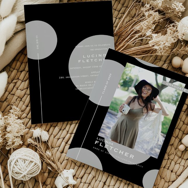 Chic Photo Template Graduate Graduation Party  (Creator Uploaded)
