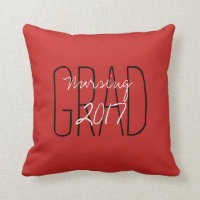CHIC PILLOW_"2017 GRAD" DIY COLOR AND TEXT