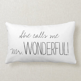 CHIC PILLOW_"Mr. WONDERFUL" Lumbar Cushion