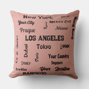 chic pink blush mega cities of the world cushion