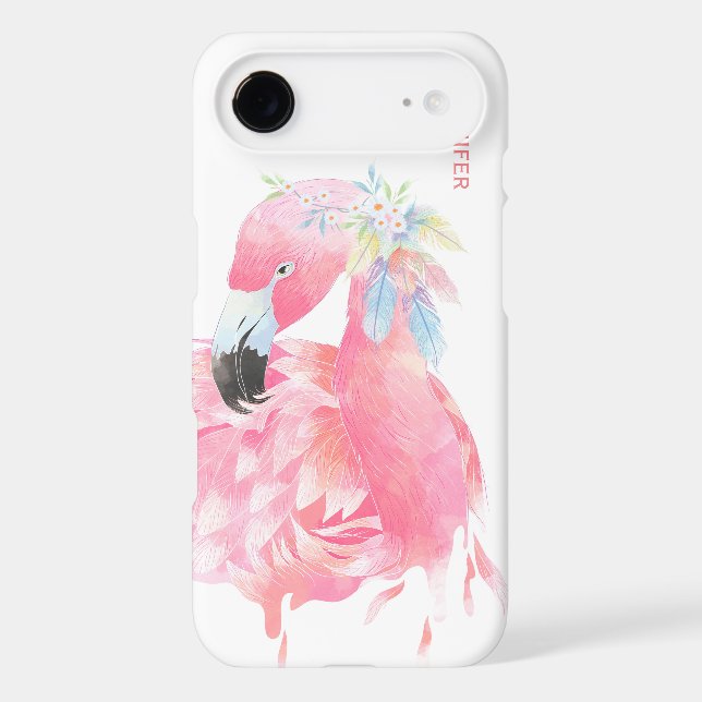 Chic Pink Flamingo Custom iPhone 6 Case (Back)