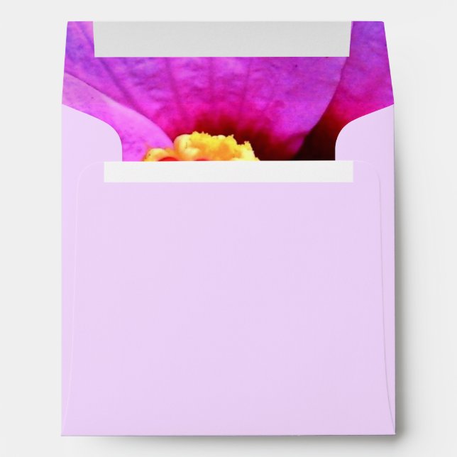 Chic Pink Nature Flower  Blossom Background Envelopes (Back (Bottom))