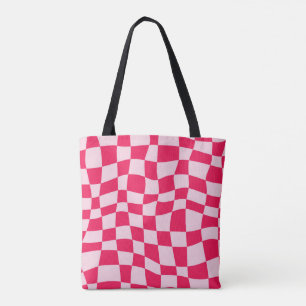 Chic Pink Pattern Tote Bag