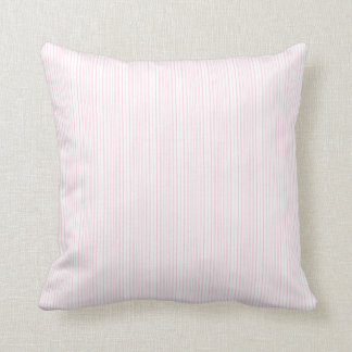 Chic Pink Stripe Accent Pillow